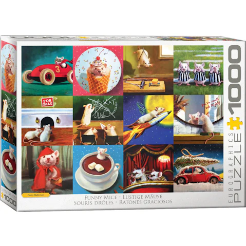 Eurographics 1000 Piece Funny Mice Jigsaw Puzzle