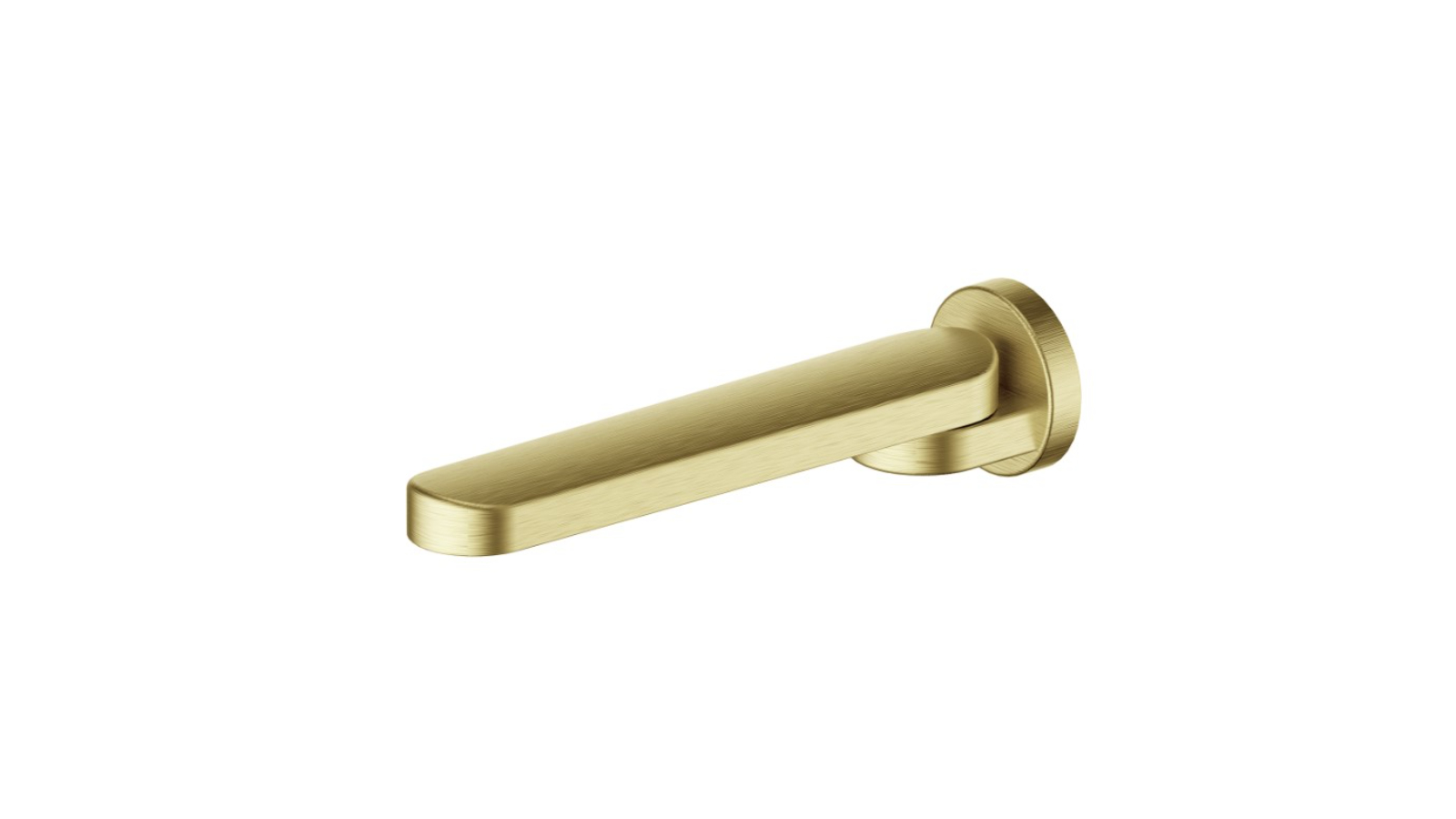 Greens Swivel Bath Spout Round - Brushed Brass