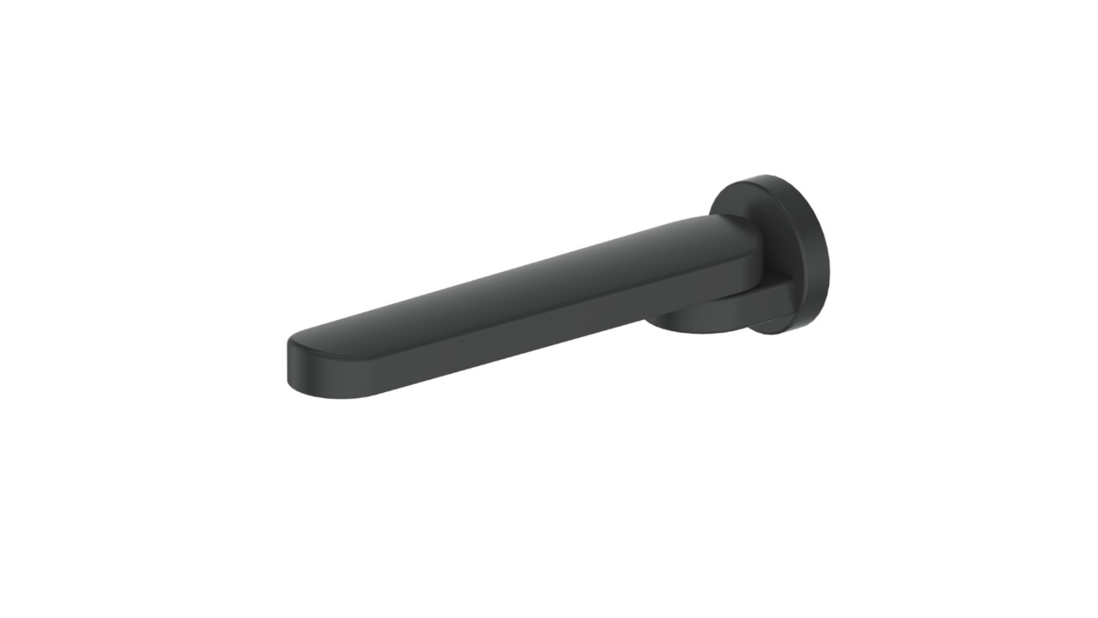 Greens Swivel Bath Spout Round - Matte Black 