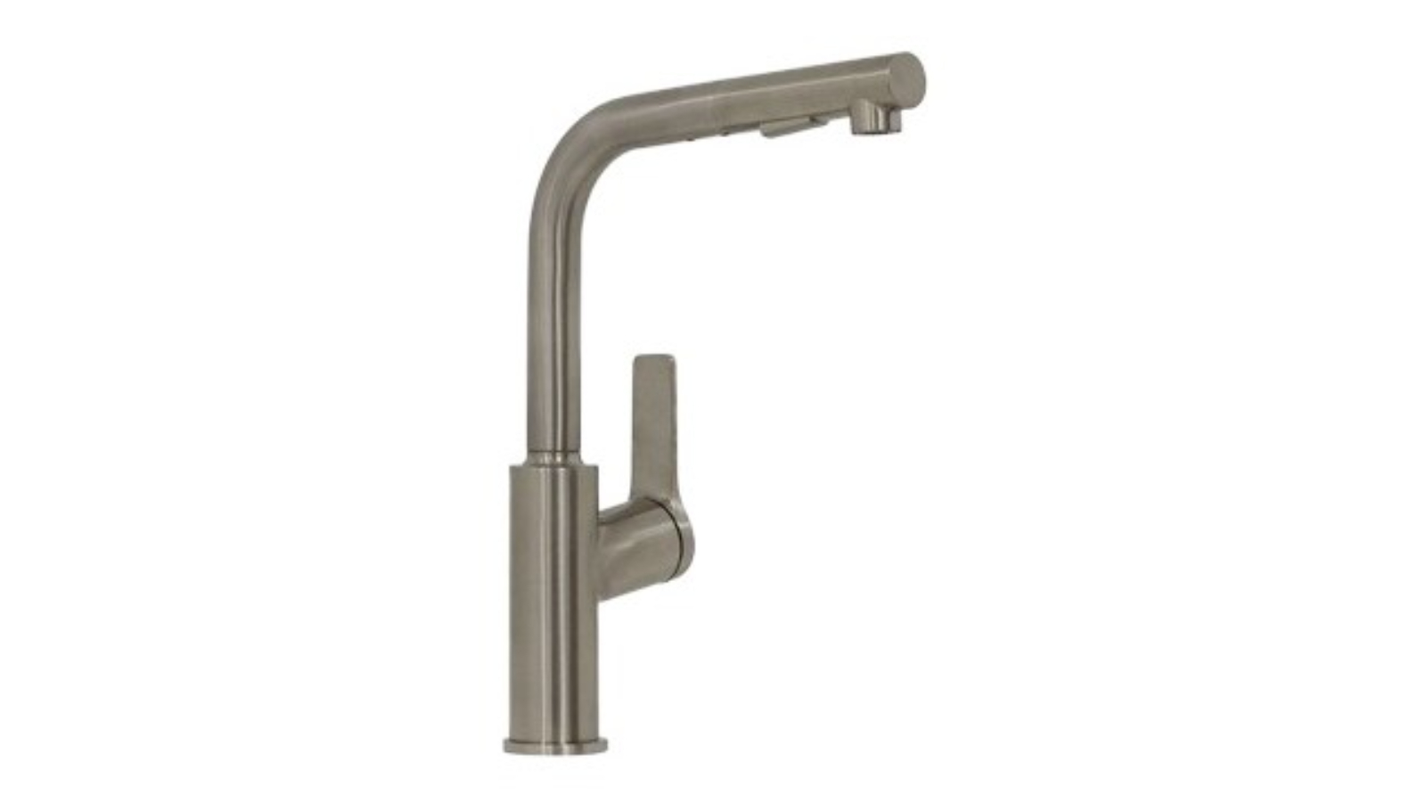 Villeroy & Boch Architectura S Pull Out Spray Kitchen Mixer - Brushed Nickel