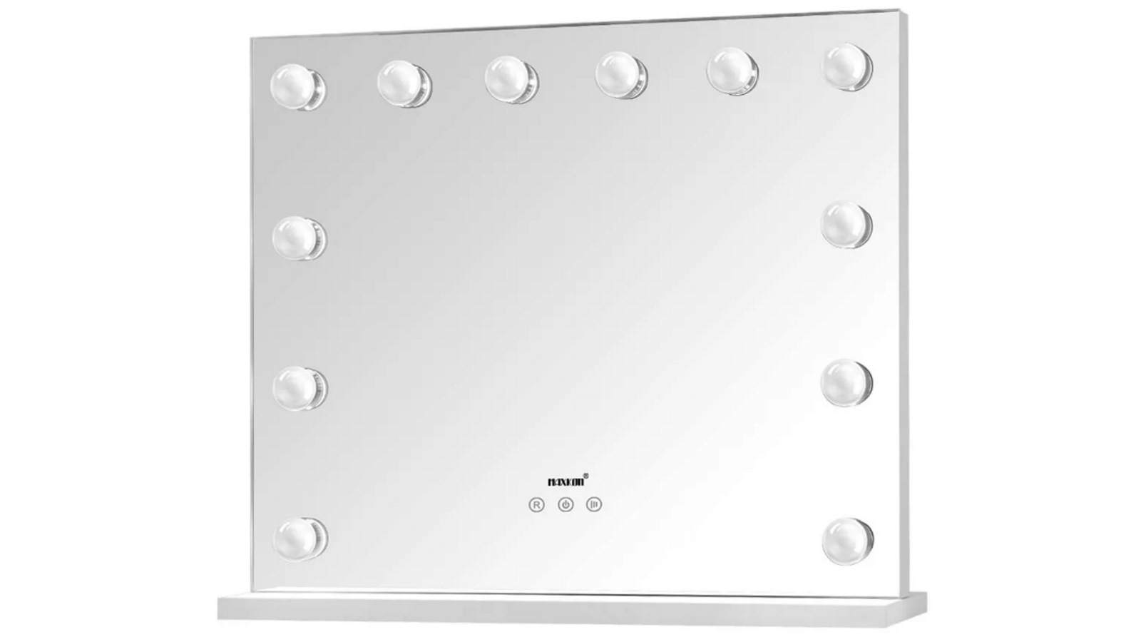 Maxkon 12 LED Hollywood Style Makeup Mirror Lighted Vanity Mirror with