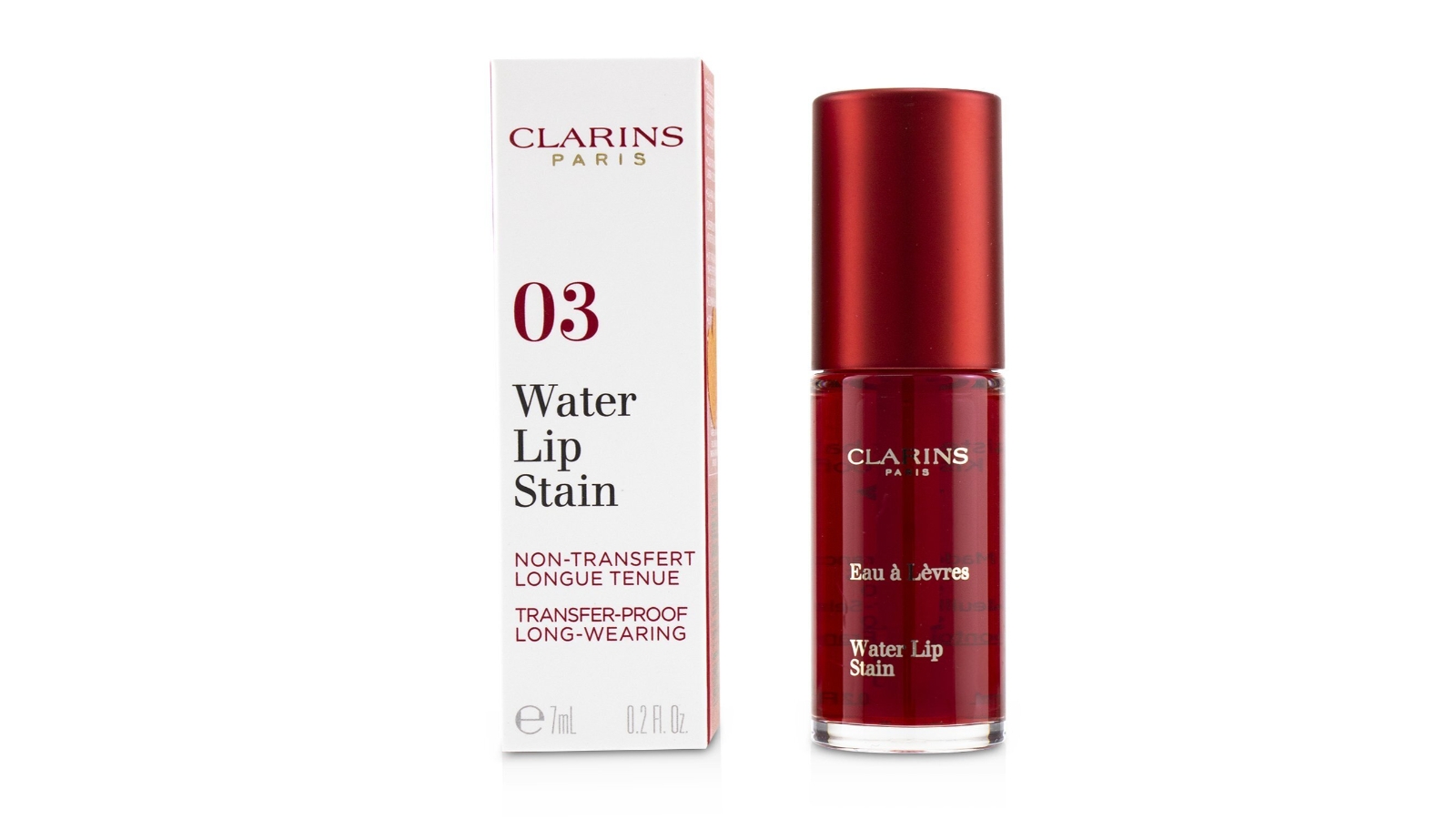 Clarins Water Lip Stain - # 03 Water Red -7ml/0.2oz