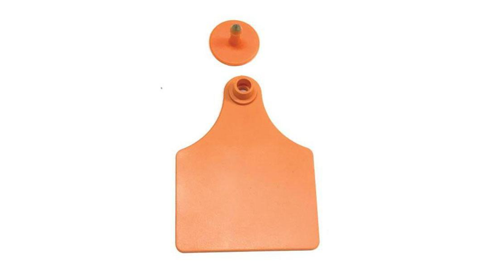 Rooster Farms 100 Piece Orange Cattle Ear Tag - 7 x 10cm