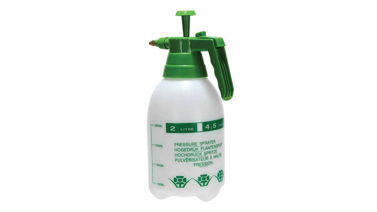 Rooster Farms 2L Portable Plastic Handheld Pressure Sprayer