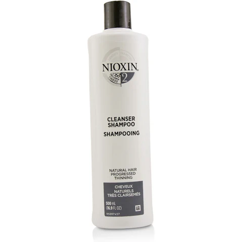 Nioxin Derma Purifying System 2 Cleanser Shampoo (Natural Hair, Progressed Thinning) -500ml/16.9oz