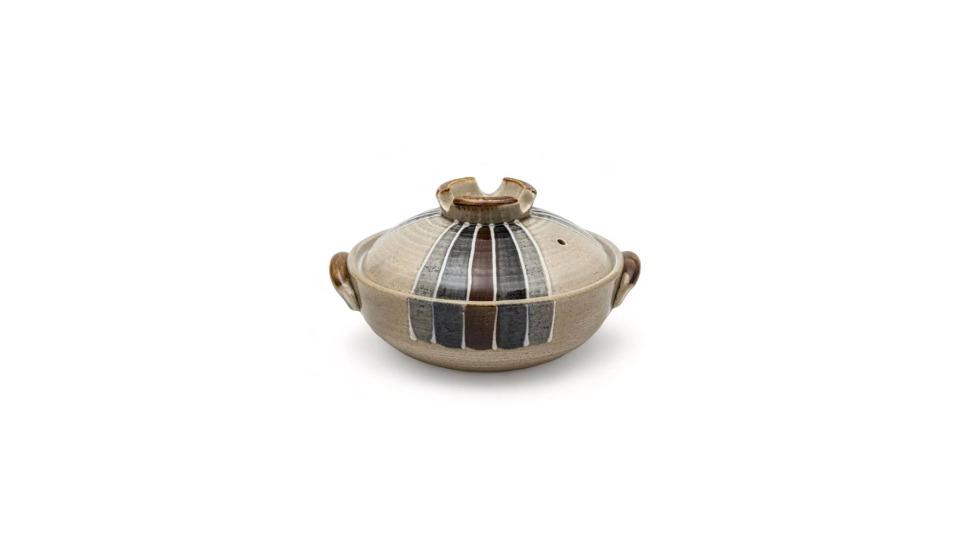 Wistos Icchin Tokusa Japanese Donabe Clay Pot - 28.5cm