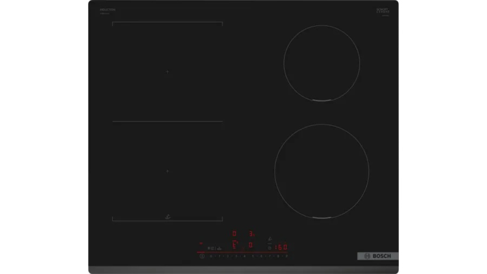 Bosch 600mm Series 6 Induction Cooktop Black Harvey Norman
