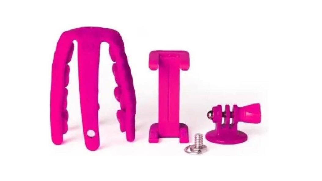 Celly 20cm Silicone Squiddy Flexible Mini Tripod - Pink