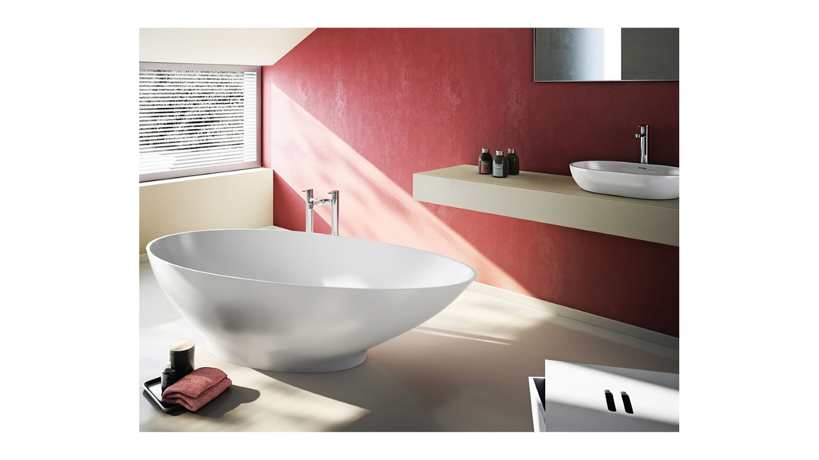 Gareth Ashton Barwon 1690mm Stone Freestanding Bath Harvey Norman