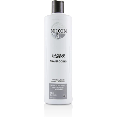 Nioxin Derma Purifying System 1 Cleanser Shampoo (Natural Hair, Light Thinning) -500ml/16.9oz