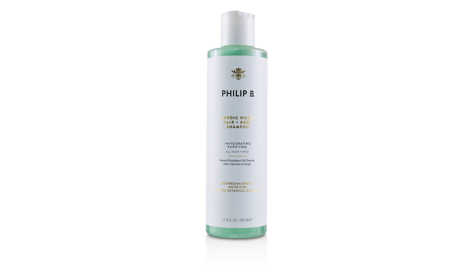 Philip B Nordic Wood Hair + Body Shampoo (Invigorating Purifying) -350ml/11.8oz