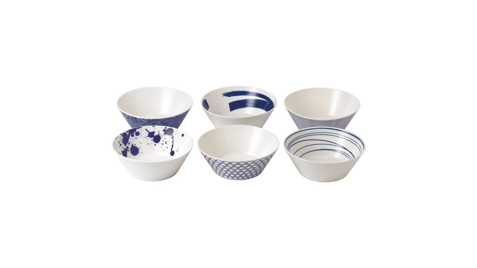 Royal Doulton 1815 Set of 6 Pacific 11cm Bowl - Blue