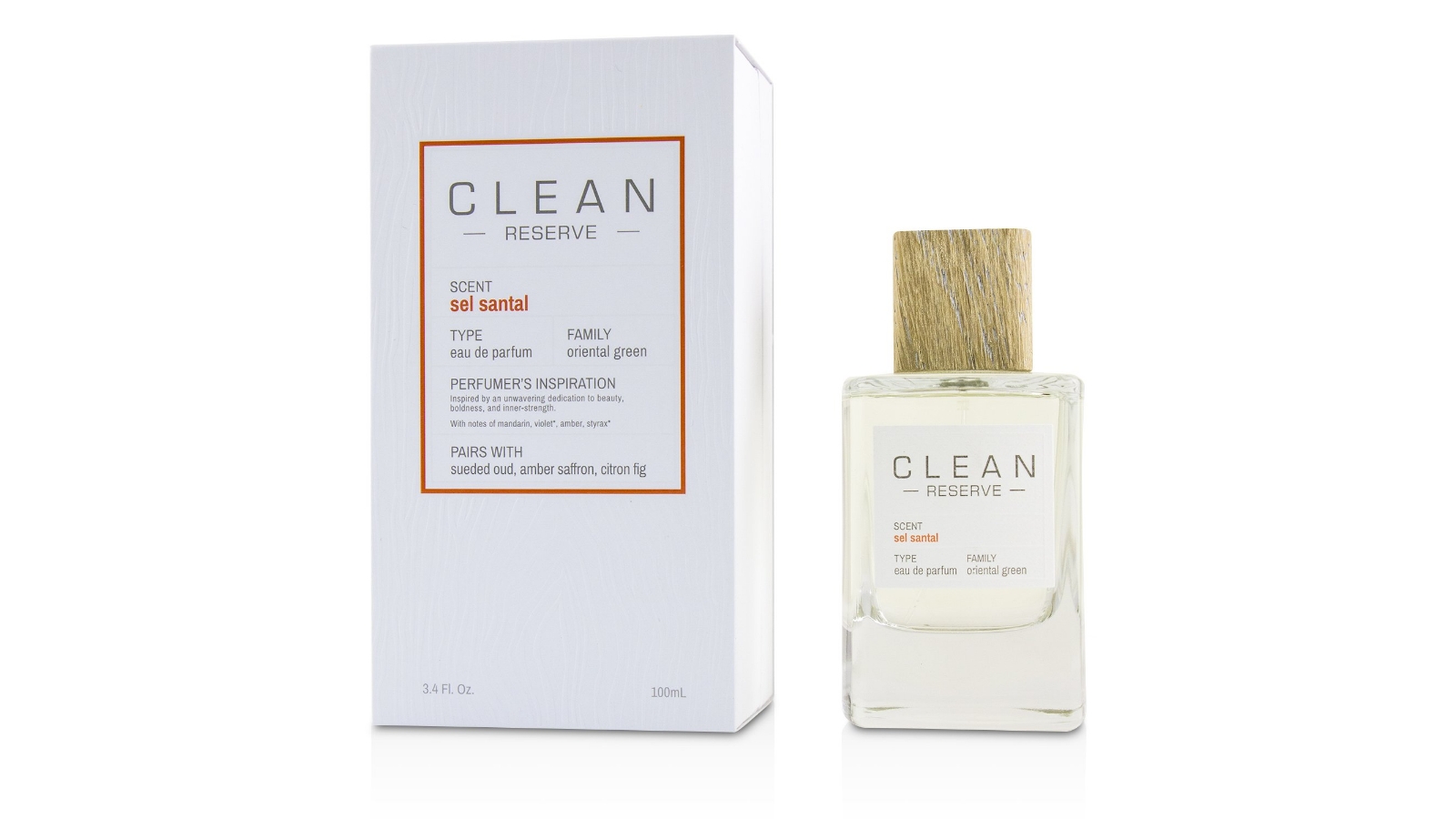 Clean Reserve Sel Santal Eau De Parfum Spray -100ml/3.4oz