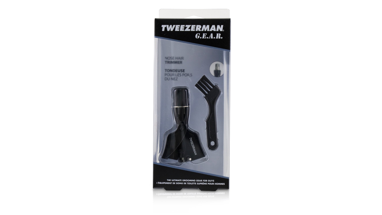 Tweezerman G.E.A.R. Nose Hair Trimmer With Brush 2 Piece Harvey Norman