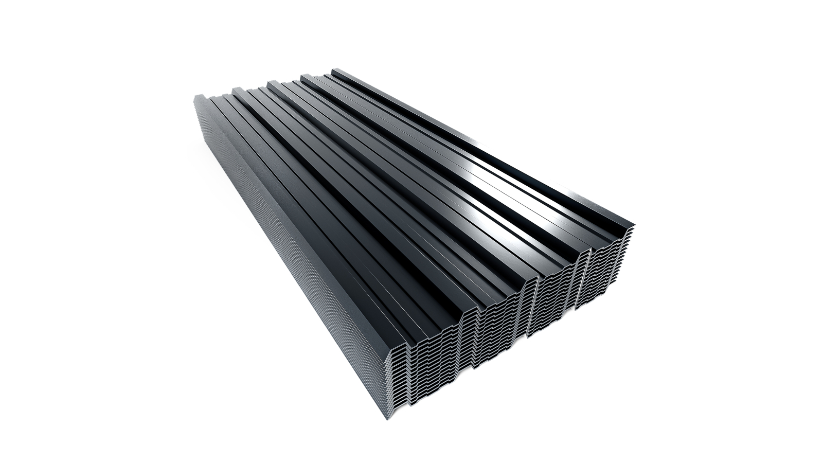 Advwin 16 Piece Galvanized Steel Waterproof Corrugated Roof Panel - 150 x 45cm