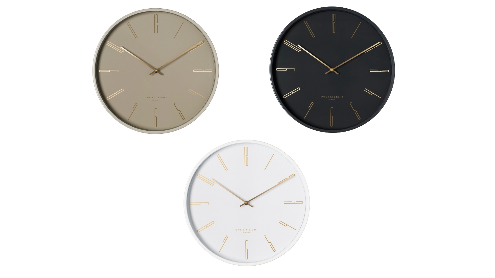 One Six Eight London Maya 30cm Silent Wall Clock