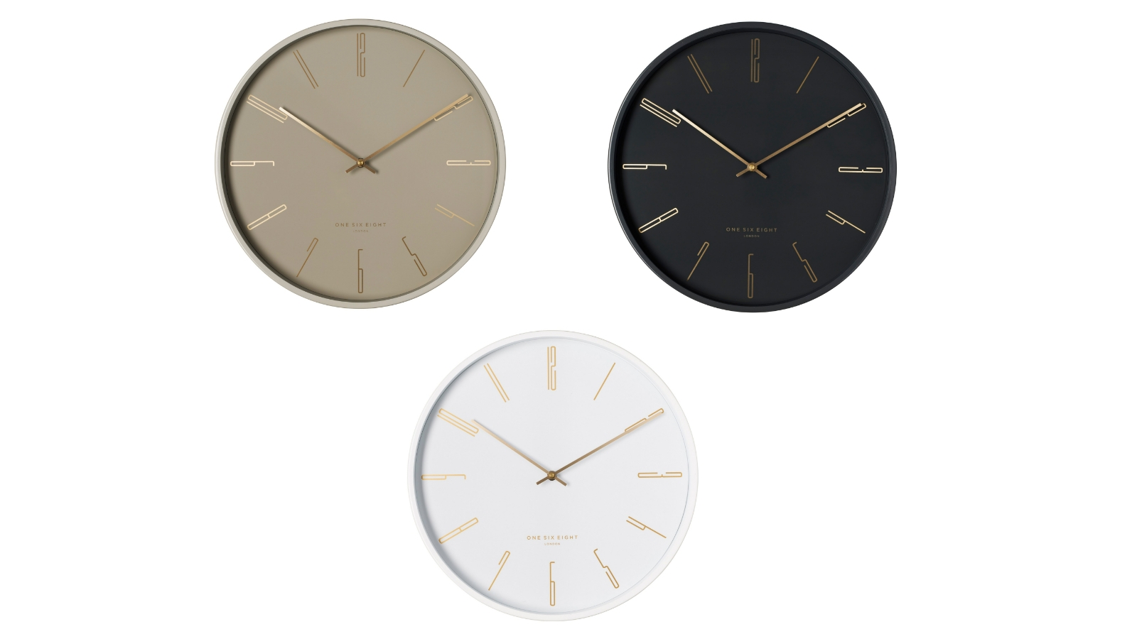 One Six Eight London Maya 40cm Silent Wall Clock