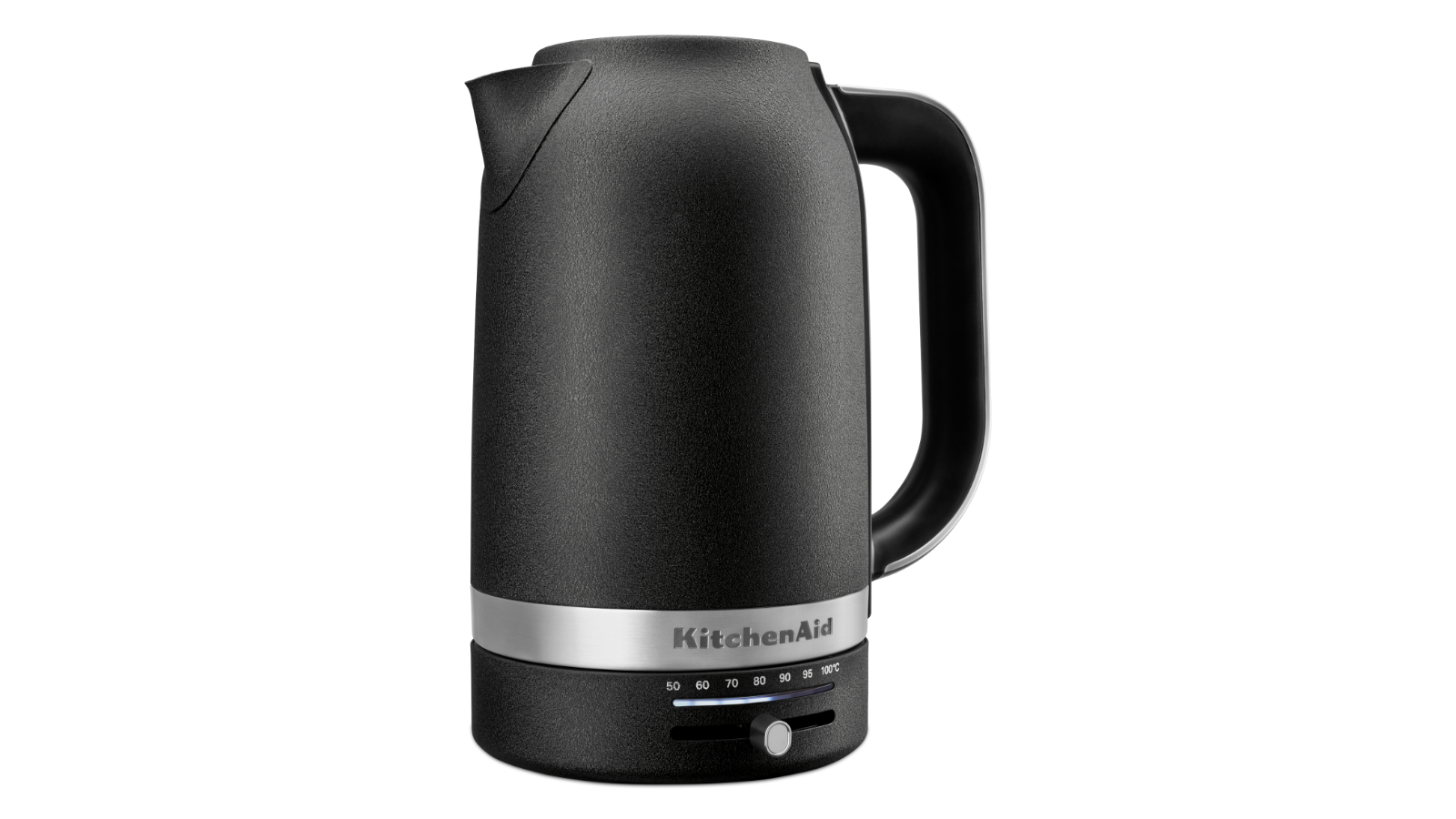 KitchenAid 1.7L Variable Temperature Electric Kettle - Cast Iron Black