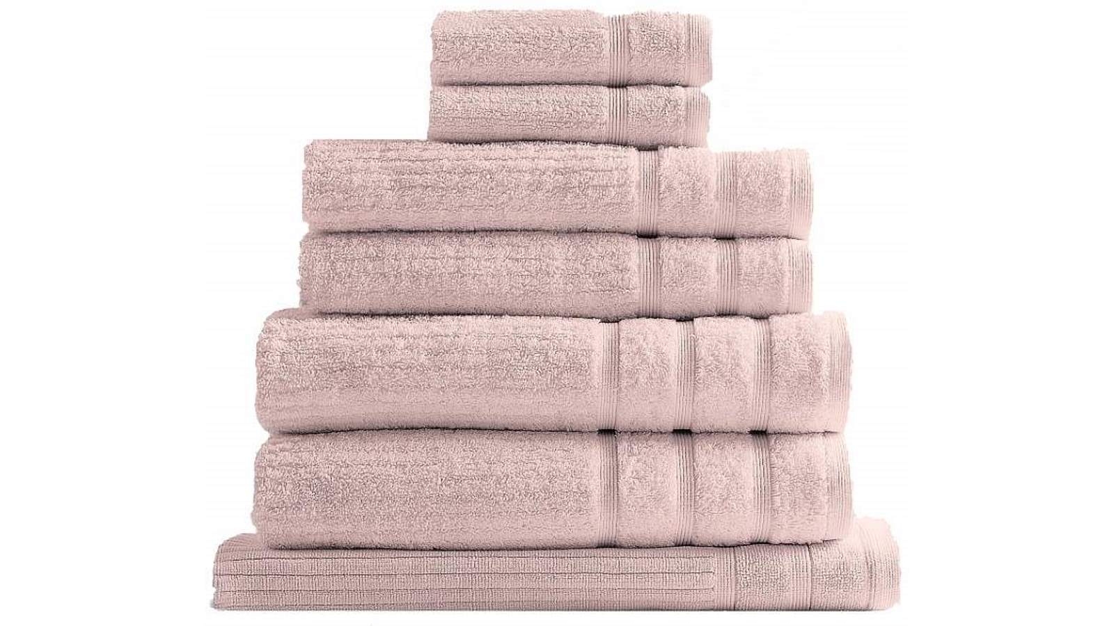 Royal Comfort Eden 8 Piece Towel Pack - Blush