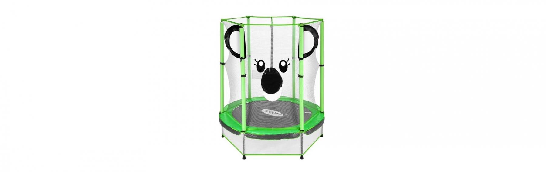 Genki Koala Trampoline for Kids with Safety Net Enclosure - 55 inches