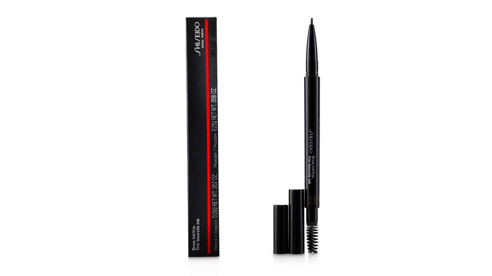 Shiseido Brow InkTrio - # 04 Ebony -0.31g/0.01oz