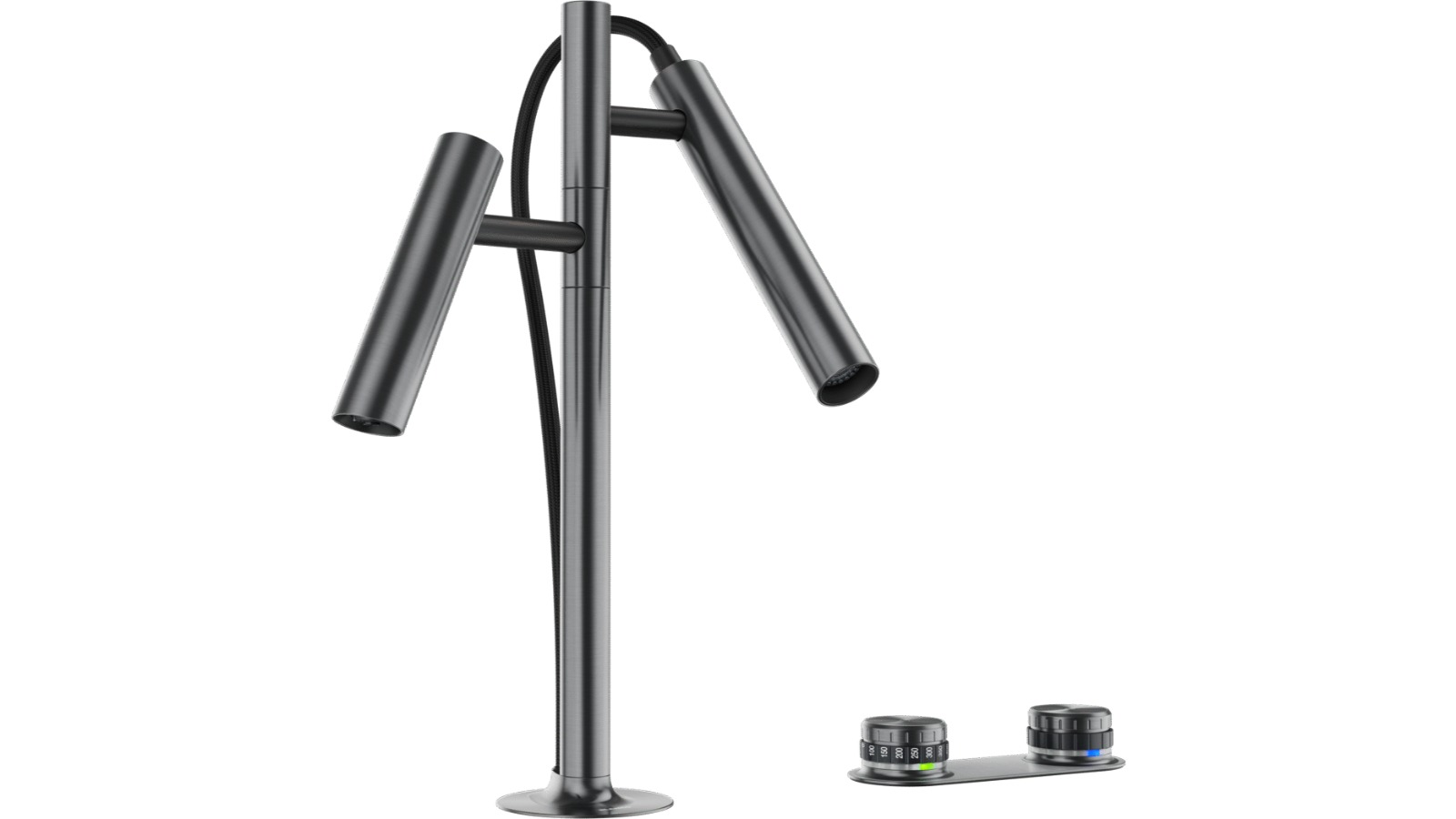Blanco Luneoo-S Hot and Cold Water Filtration System - Dark Steel