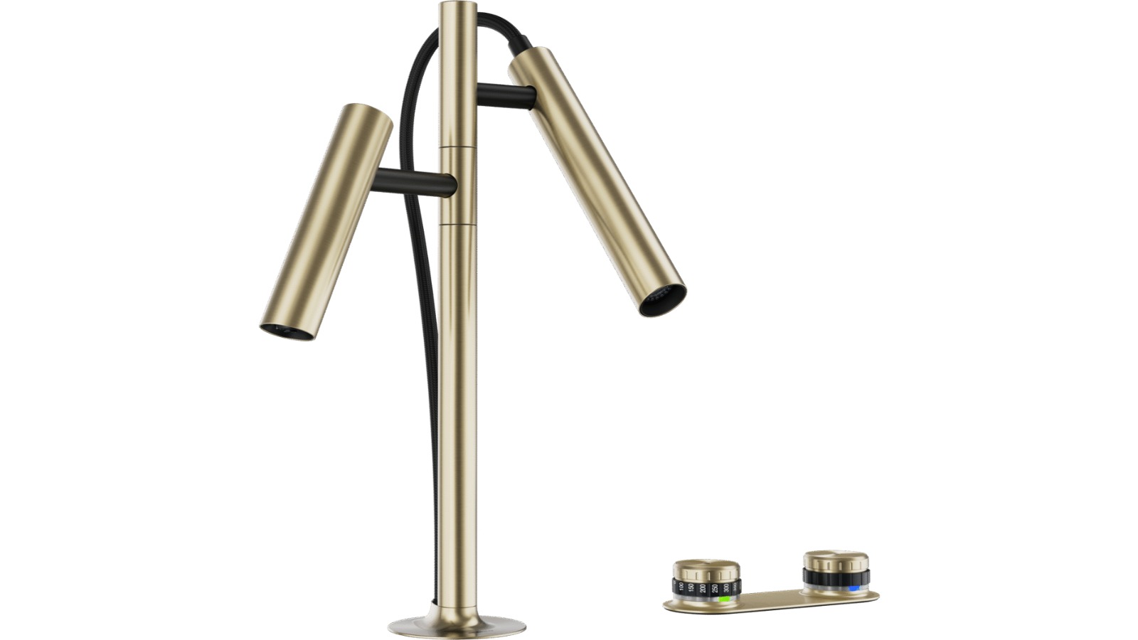 Blanco Luneoo-S Hot and Cold Water Filtration System - Satin Gold