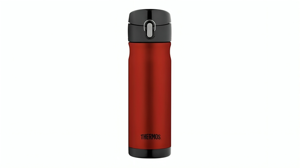 Latest Buys 470ml Stainless Steel Vacuum Insulated Commuter Bottle - Red