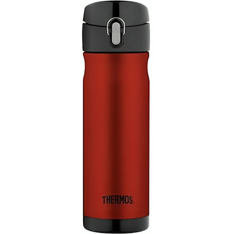 Latest Buys 470ml Stainless Steel Vacuum Insulated Commuter Bottle - Red
