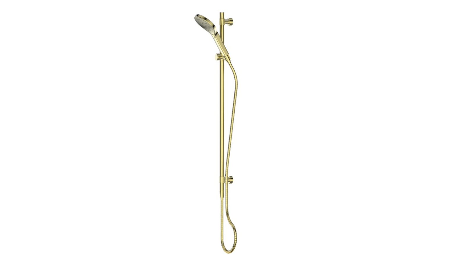 Greens Lavish BubbleJet Rail Shower - Brushed Brass