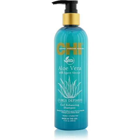 CHI Aloe Vera with Agave Nectar Curls Defined Curl Enhancing Shampoo -340ml/11.5oz