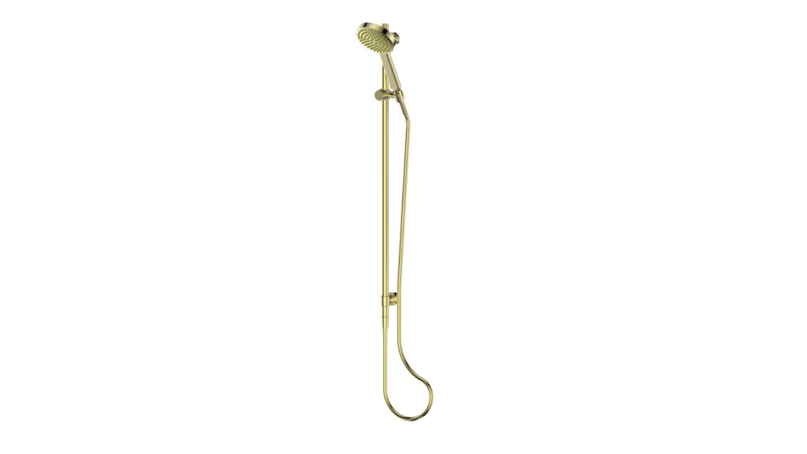 Greens Lavish Brass Rail Shower - Brushed Brass