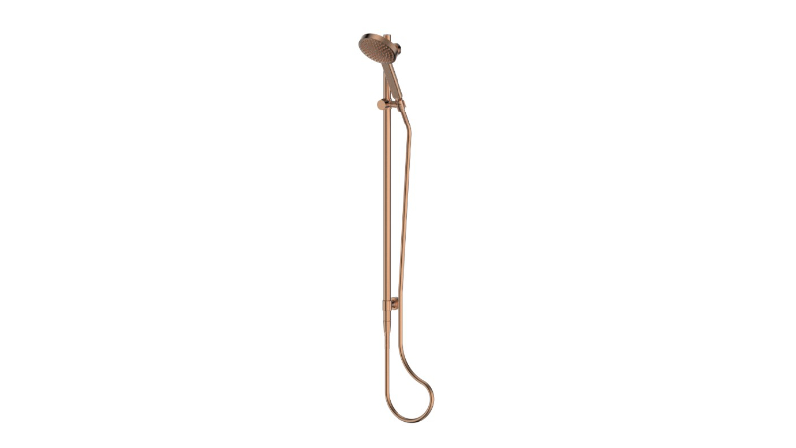 Greens Lavish Brass Rail Shower - Brushed Copper