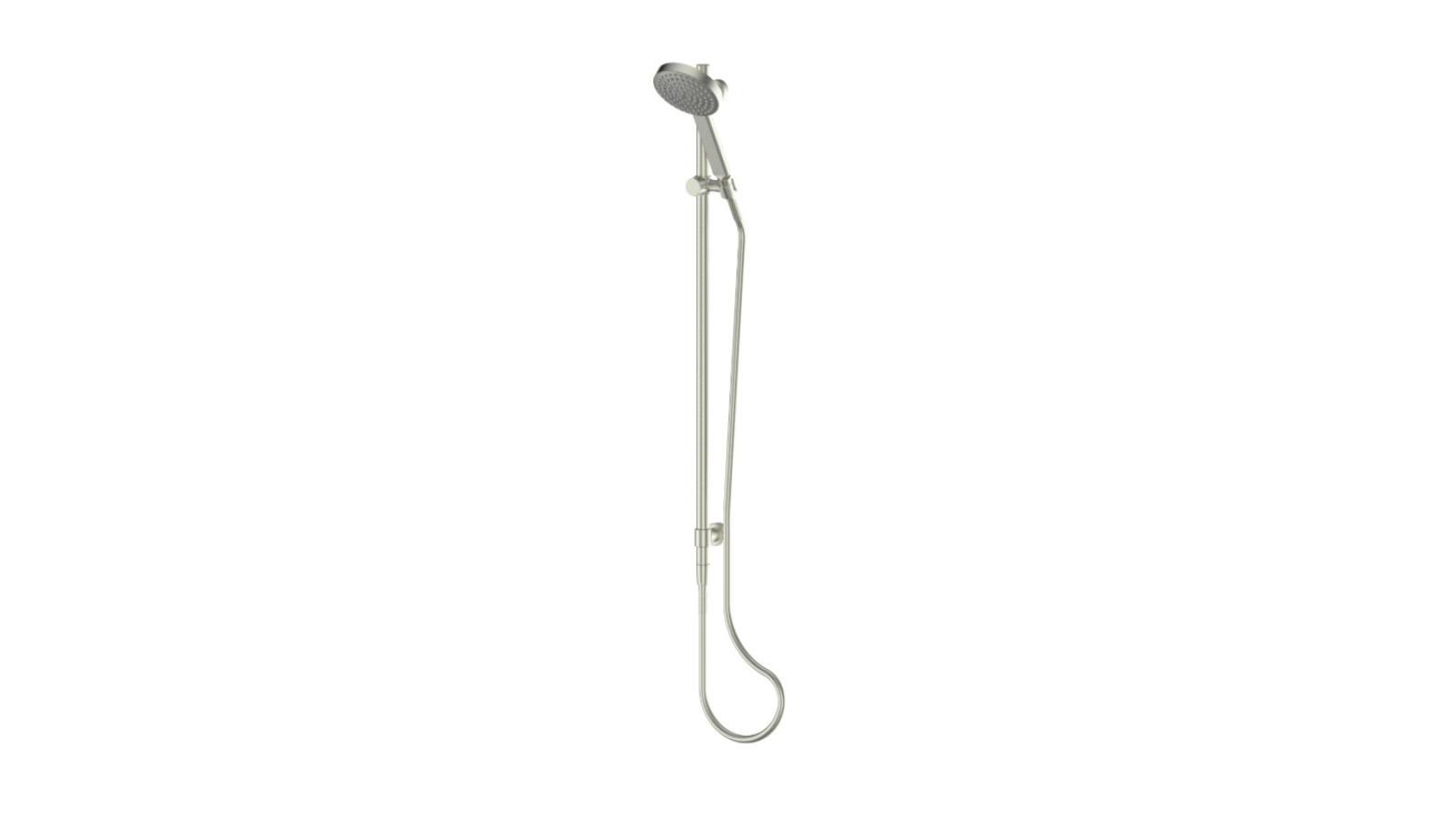 Greens Lavish Brass Rail Shower - Brushed Nickel