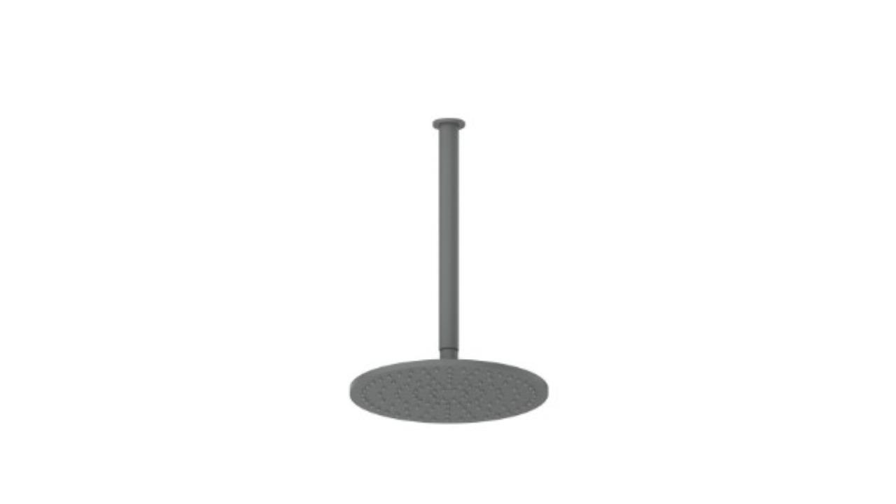 Greens Lavish Brass Ceiling Shower - Gunmetal