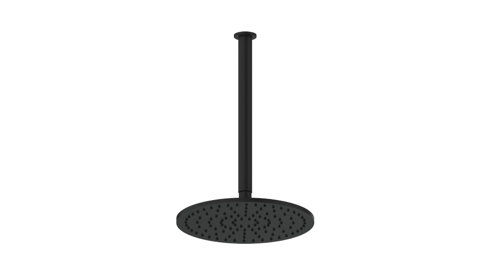 Greens Lavish Brass Ceiling Shower - Matte Black