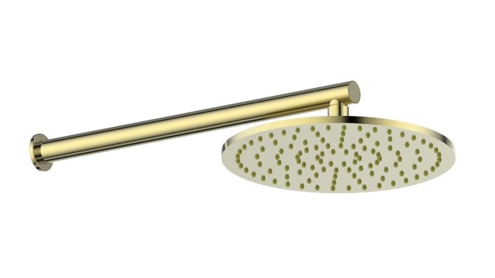 Greens Lavish Brass Wall Shower - Brushed Brass