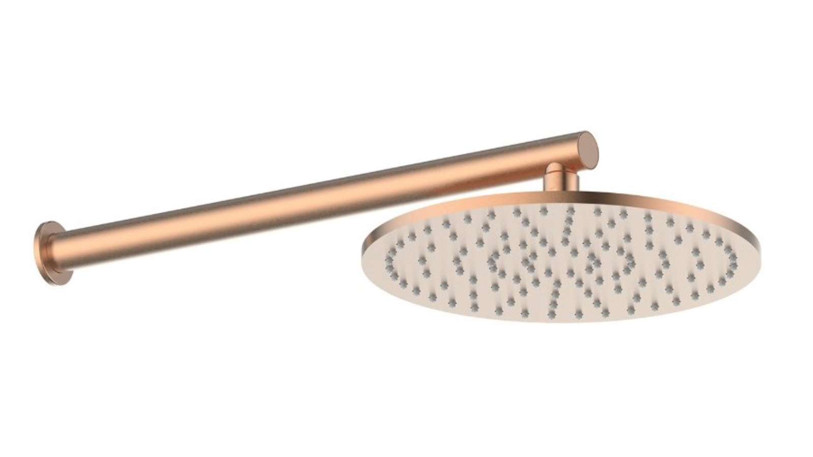 Greens Lavish Brass Wall Shower - Brushed Copper