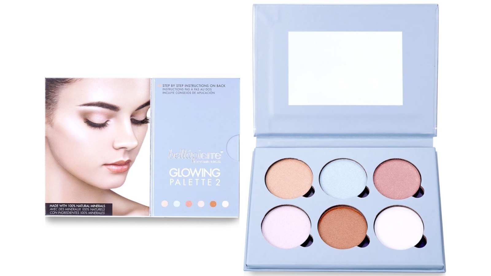 Bellapierre Cosmetics Glowing Palette 2 - 17.28g/0.6oz