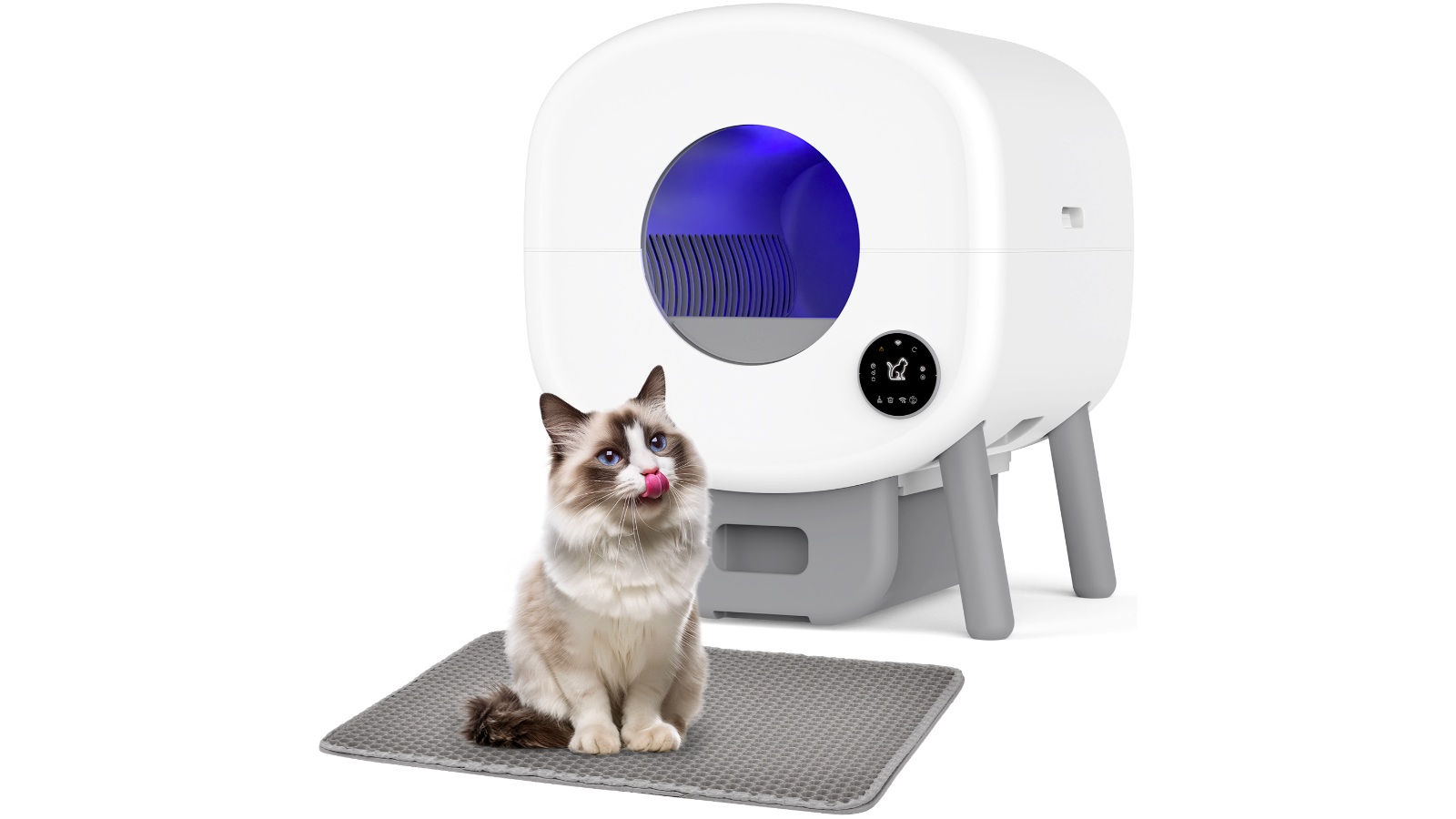 Advwin Large Capacity Automatic Self Cleaning Cat Litter Box