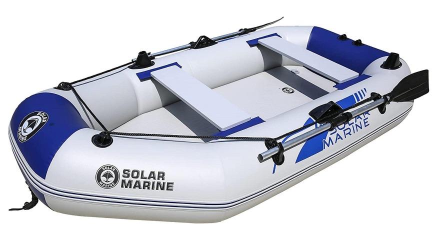 Jacksaqua 2.3metre 3-in-1 Marine Solar Inflatable Boat + Electric Trolling Motor + Mount Set