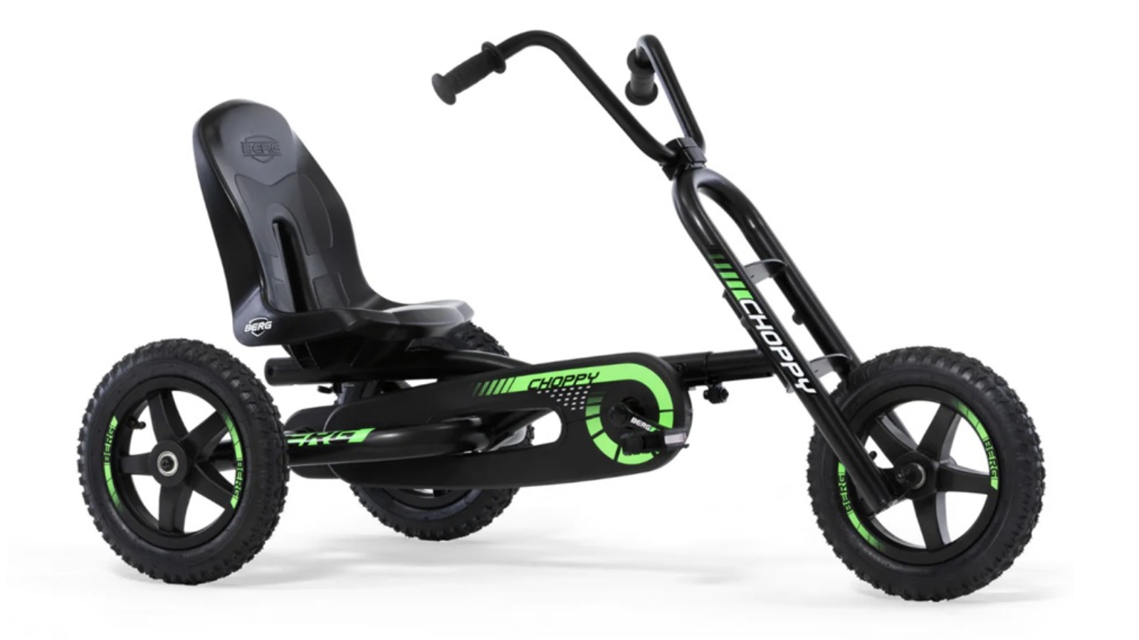 Berg Green/Black Choppy Neo 2.0 Go Kart 3 - 8y