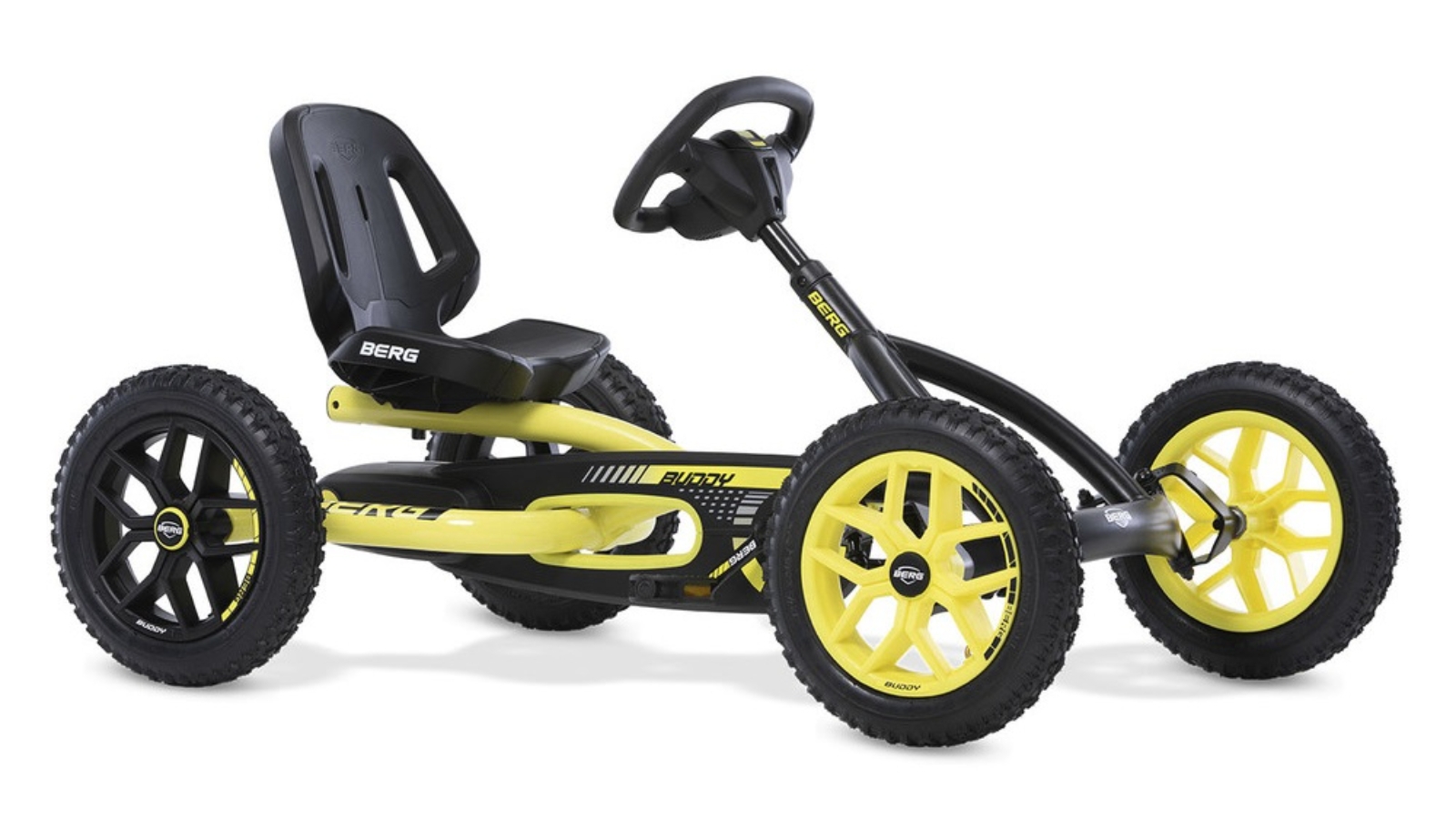 Berg Yellow/Black Buddy Cross 2.0 Go Kart 3 - 8y