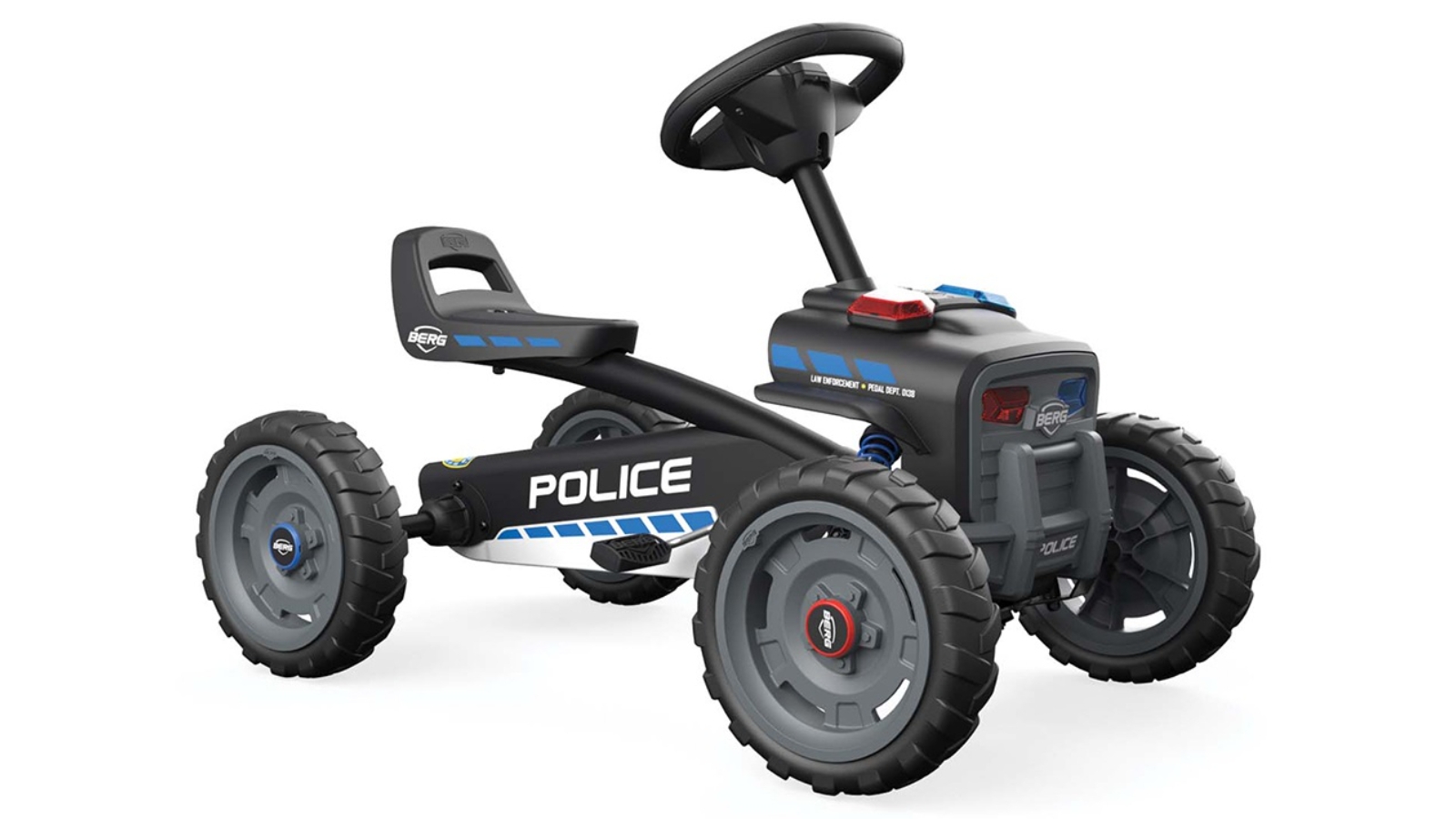 Berg Blue/Black Buzzy Police Go Kart 2 - 5y