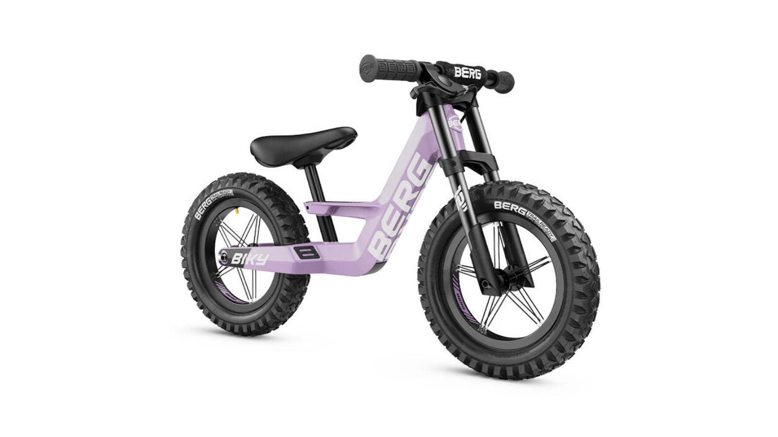 Berg Purple Aluminium Biky Cross Balance Bike with Handbrake - 2 year+