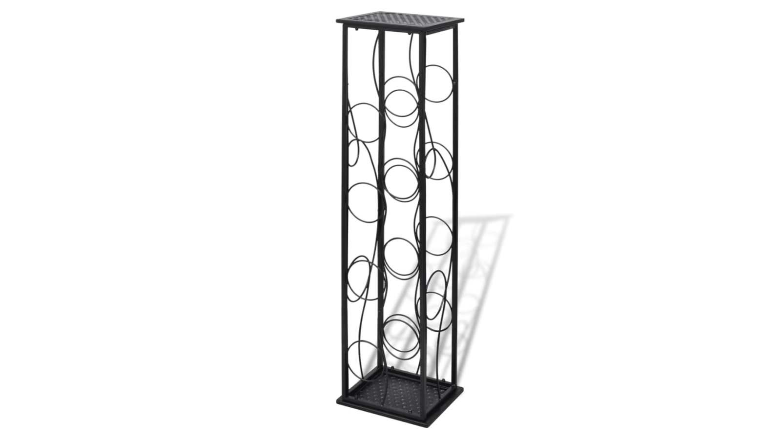 vidaXL Metal Wine Rack for 8 Bottle