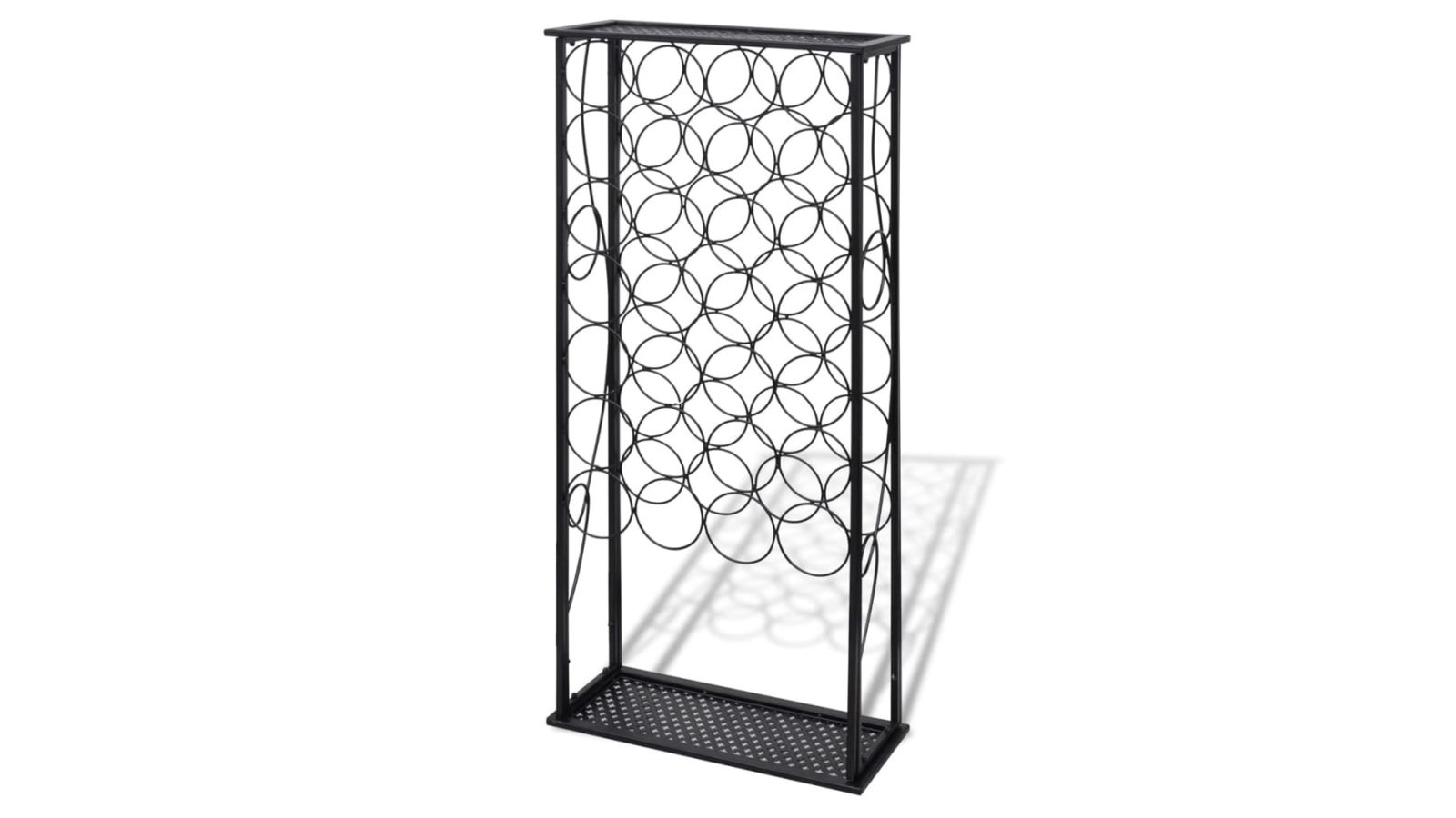 vidaXL Wine Rack for 28 Bottles - Metal