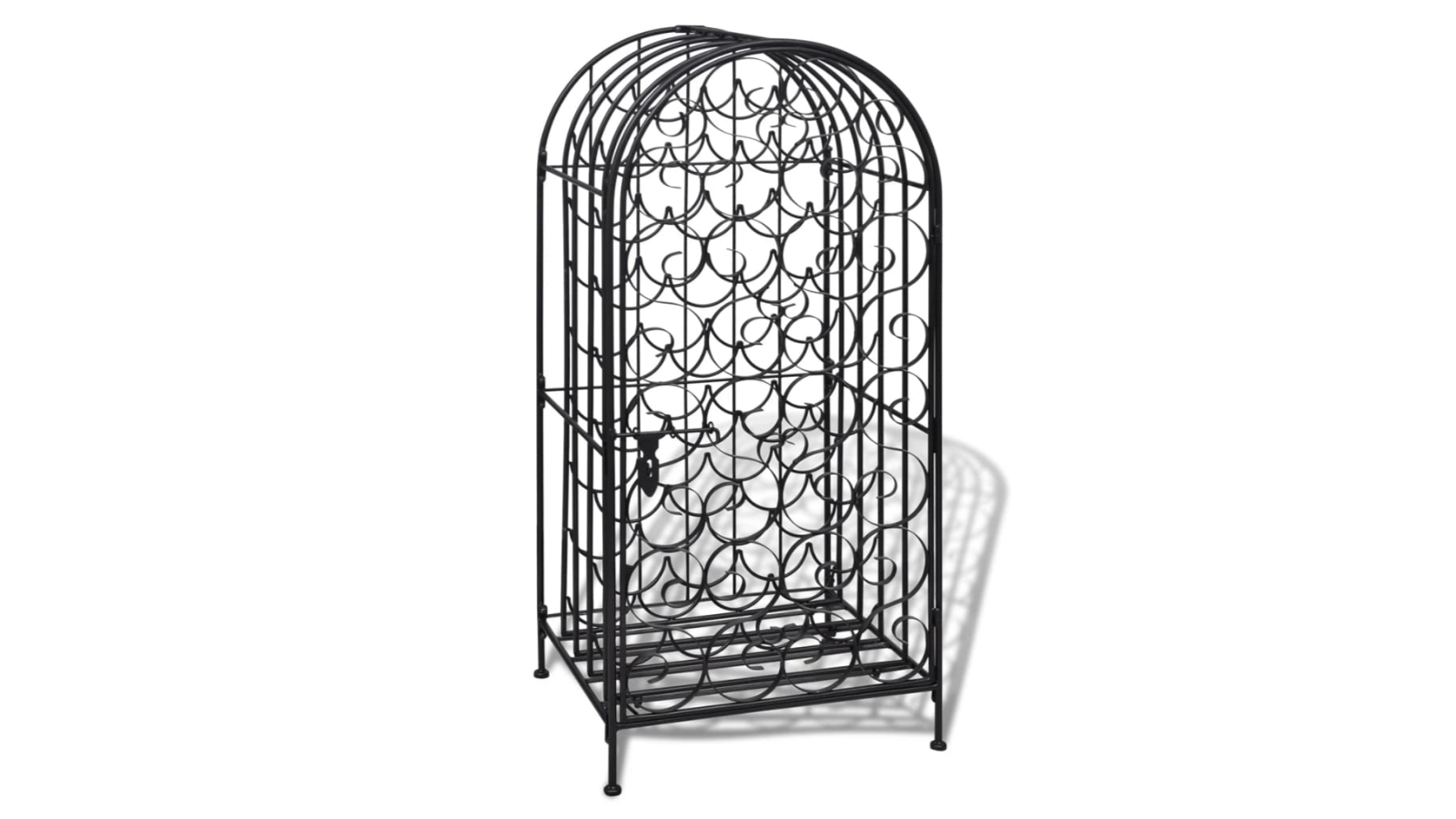 vidaXL Metal Wine Rack for 35 Bottle