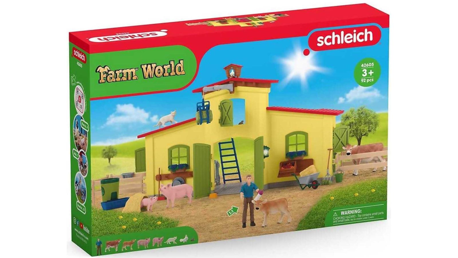 Schleich Large Farm With Animals And Accessories