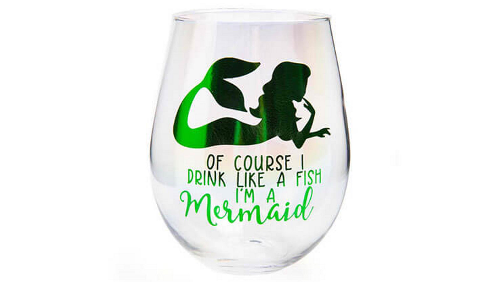 LatestBuy Aurora Stemless Wine Glass - Mermaid Drink